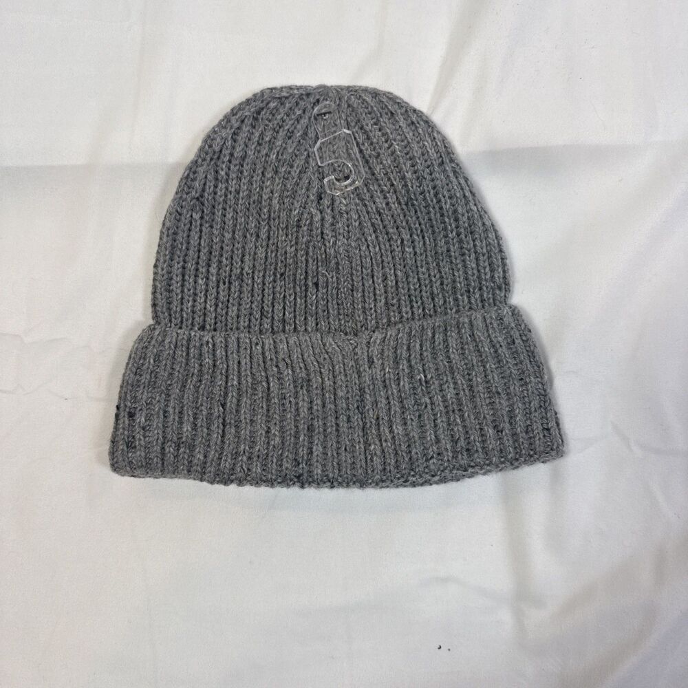 Goodfellow & Co Men’s One Size Ribbed Plaited Beanie Color Light Gray